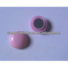 plastic magnetic button,plastic coated magnet,round magnetic button,whiteboard accessories,20mm XD-PJ201